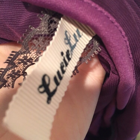 Lucie Lu Womens Purple and Blue Shifted Dress 4X - Picture 6 of 6